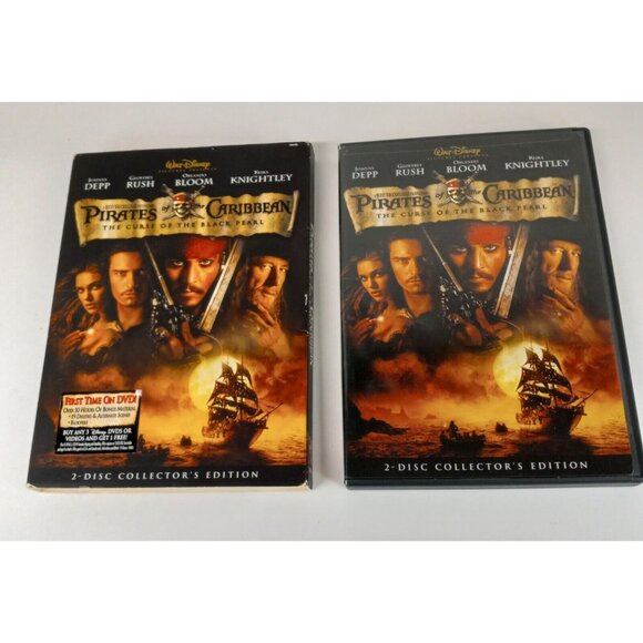 Pirates of the Caribbean DVDs On Stranger Tides & The Curse of the Black Pearl - Picture 6 of 9